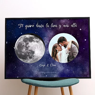 Noche de bodas Fase lunar con foto-2