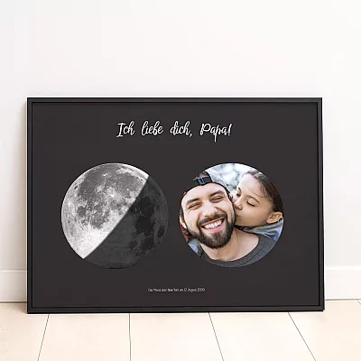 Papas besonderer Mond mit Foto-1