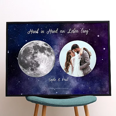 Mondphase in der Hochzeitsnacht mit Foto-2