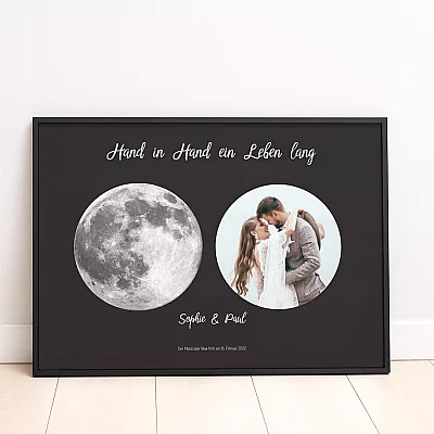 Mondphase in der Hochzeitsnacht mit Foto-1