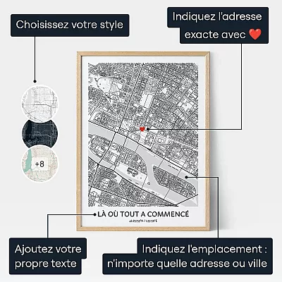La Ou Tout A Commence — cadeau personnalisé pour lui