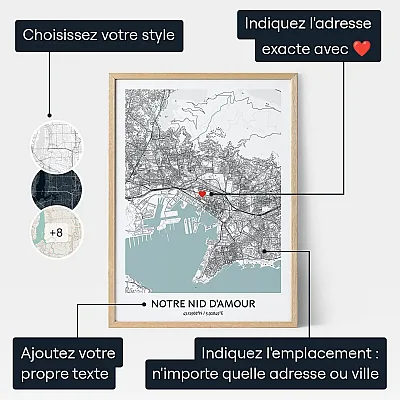 Carte Nouvelle Maison fr personalize