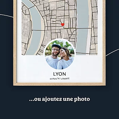 custom map fr photo