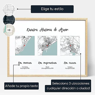 Mapa De Primera Cita Compromiso Y Boda