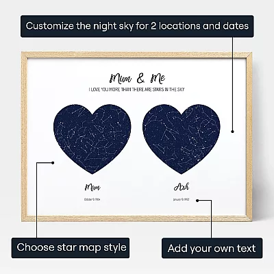 personalize_UK_Mom & Me Double Star Map