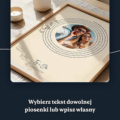PL_song lyrics_Custom Song Lyrics Art with Photo