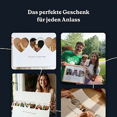 DE_gift_1 Year Anniversary Letter Photo Collage