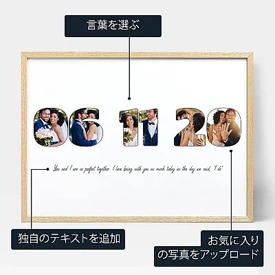 JA_personalize_Anniversay Letter Photo Collage