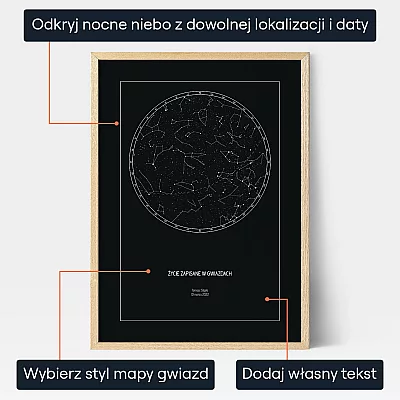 Zycie Zapisane W Gwiazdach — personalizowany prezent dla niego