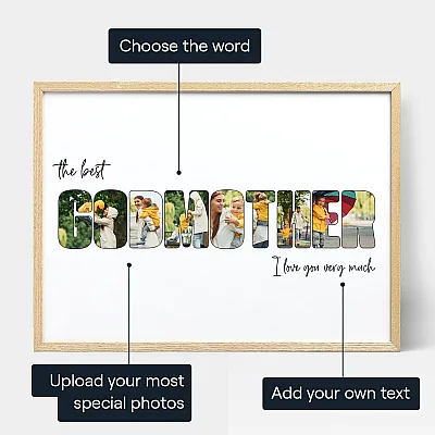 Godmother Letter Photo Collage