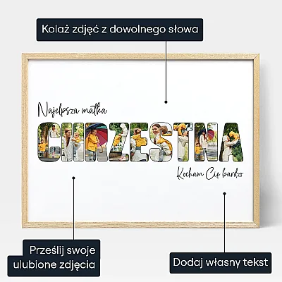 Fotokolaż dla Matki Chrzestnej