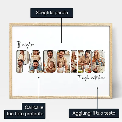 Fotocollage per Padrino