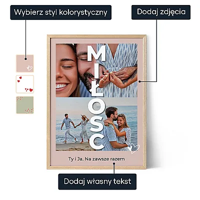Miłość - Fotokolaż