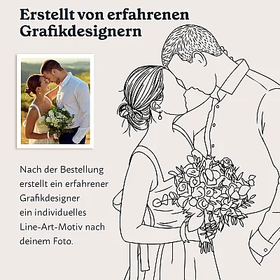 Benutzerdefinierte Strichzeichnungen-Kunstwerk 5