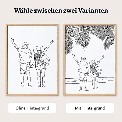 Benutzerdefinierte Strichzeichnungen-Kunstwerk 7