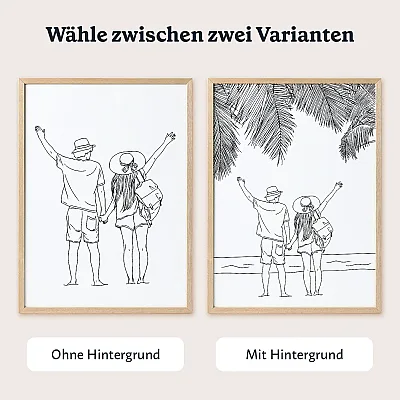 Benutzerdefinierte Strichzeichnungen-Kunstwerk 7