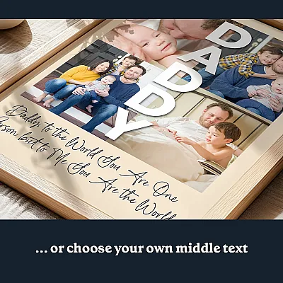 Daddy Photo Collage
