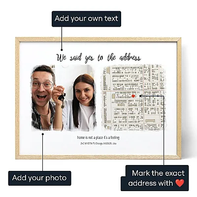 We Said Yes To The Address Map With Photo