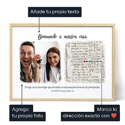 Bienvenido A Nuestra Casa — impresión artística personalizada