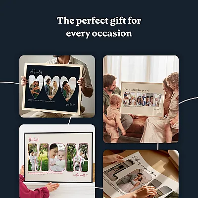 personalized photo letter collage