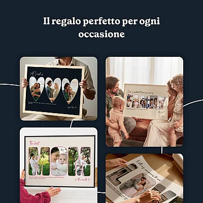 Collage Fotografico con Lettere