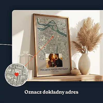 Początek Naszej Przygody Mapa ze Zdjęciem 5