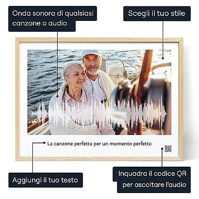 Onda Sonora Personalizzata — stampa personalizzata onda sonora