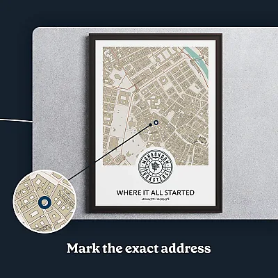 Personalized Business Location Map 5