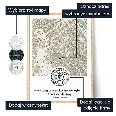 Personalizowana Mapa z Adresem Firmy 3