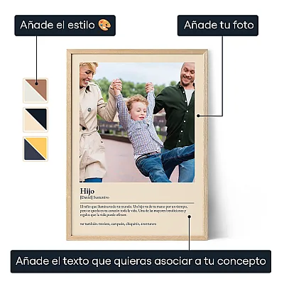 Póster de definición del hijo 3