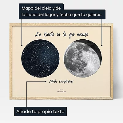 La Luna y las Estrellas en la noche que naciste 3