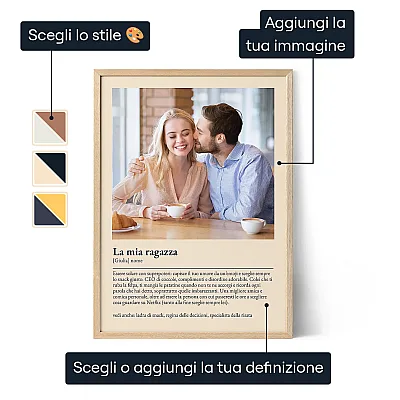 Poster con la definizione della Mia Ragazza 3