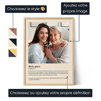 Définition de Belle-mère – Affiche personnalisé 3