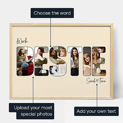 EN_3_Work Bestie – Letter Photo Collage