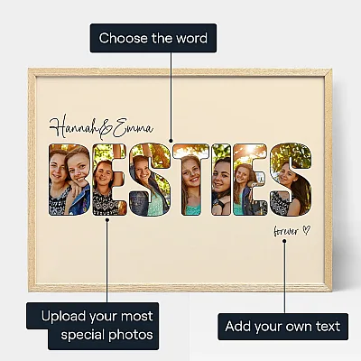 EN_3_Besties – Letter Photo Collage