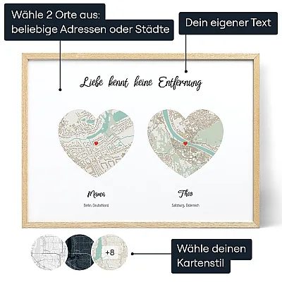 Liebe Kennt Keine Entfernung Deine Karte Fuer Mama - Schweiz