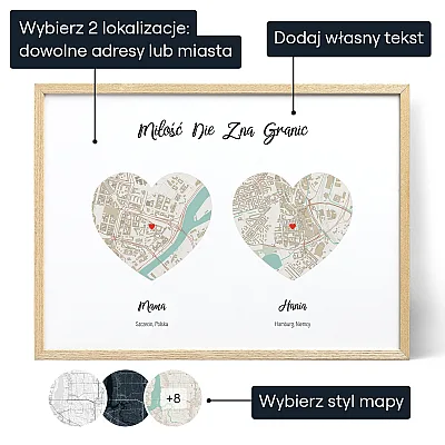 Milosc Nie Zna Granic Mapa Dla Mamy