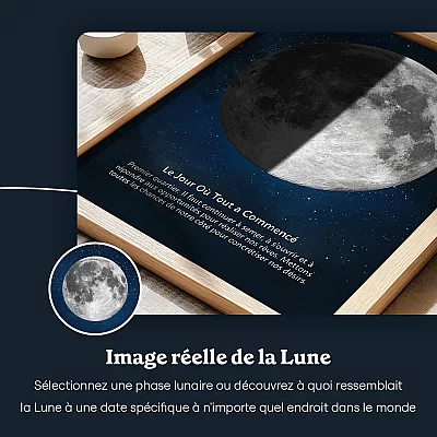 FR_03_Affiche d’Art de la Lune – Premier Quartier