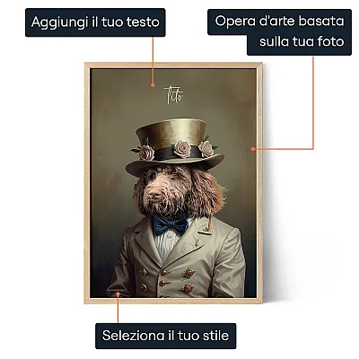 Ritratto reale del cane
