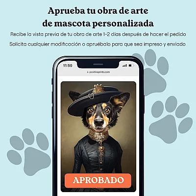 Retrato Real de perro