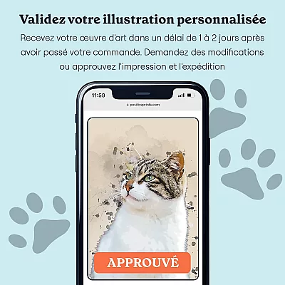 FR_05_Portrait Personnalisé de Chat