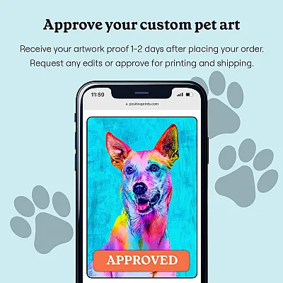 Pop Art Dog Portrait