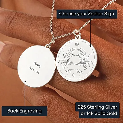 Cancer Zodiac Necklace (7)