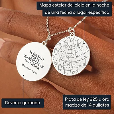 Joya personalizada del Día en el que Te Convertiste en Mi Madrina