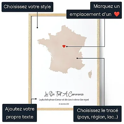 Carte aquarelle « Là où tout a commencé (3)