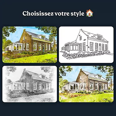 Dessin Tracé de Maison Personnalisé (1)