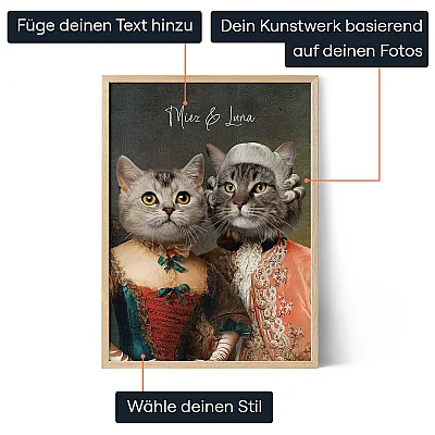 DE_01_Königliches Paar – Individuelles Katzenporträt
