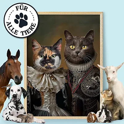 DE_04_Königliches Paar – Individuelles Katzenporträt