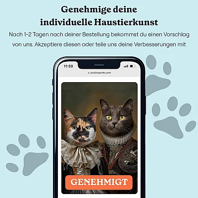 DE_06_Königliches Paar – Individuelles Katzenporträt