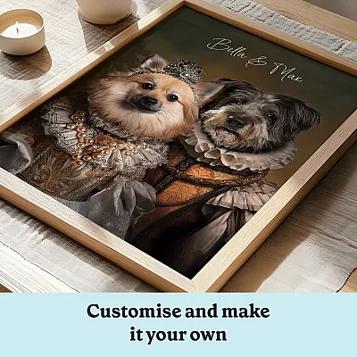 UK-AUS_05_The Royal Couple – Custom Pet Portrait